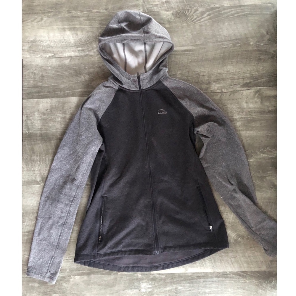 Grey L.L. Bean zip up